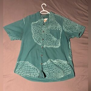 Kealopiko Kane upena aloha shirt size large used good condition